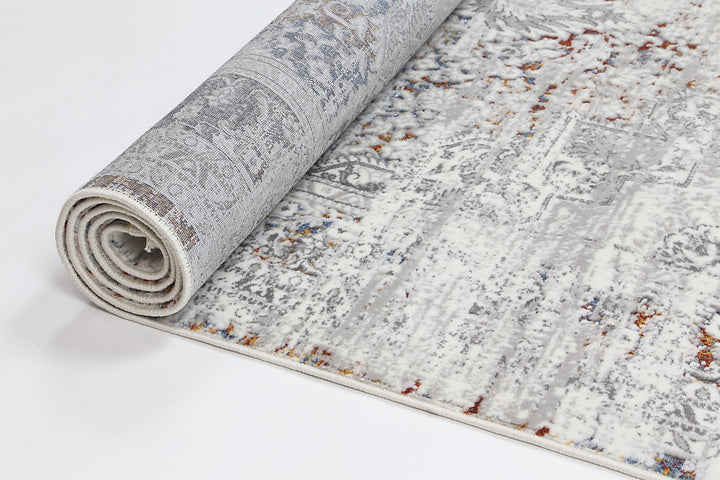 Bohemian Paradise Medalion Grey Multi Rug - 06GMUL