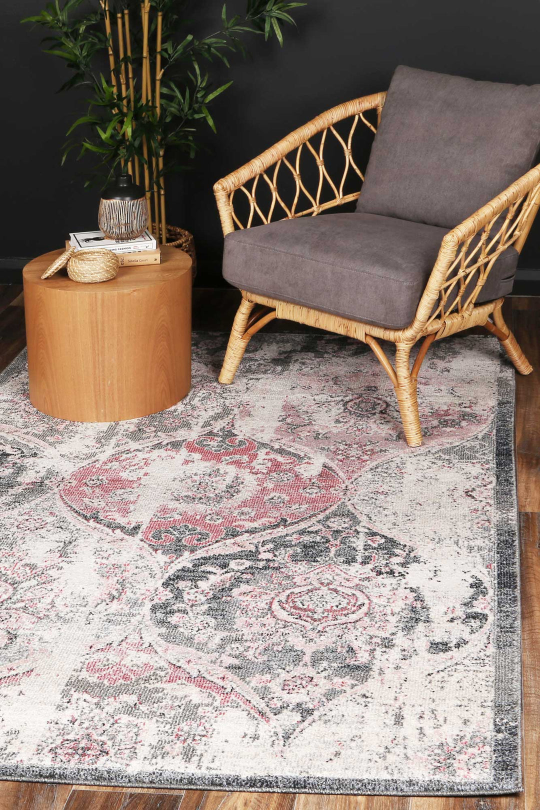 Bristol Lantern Rose Rug - BRIS7