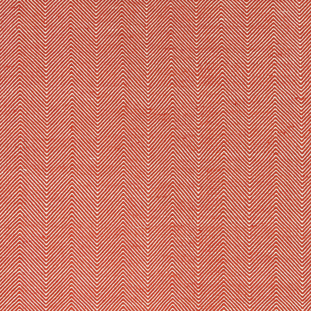 Bondi Chevron Tamarind and White Wool Blend Rug