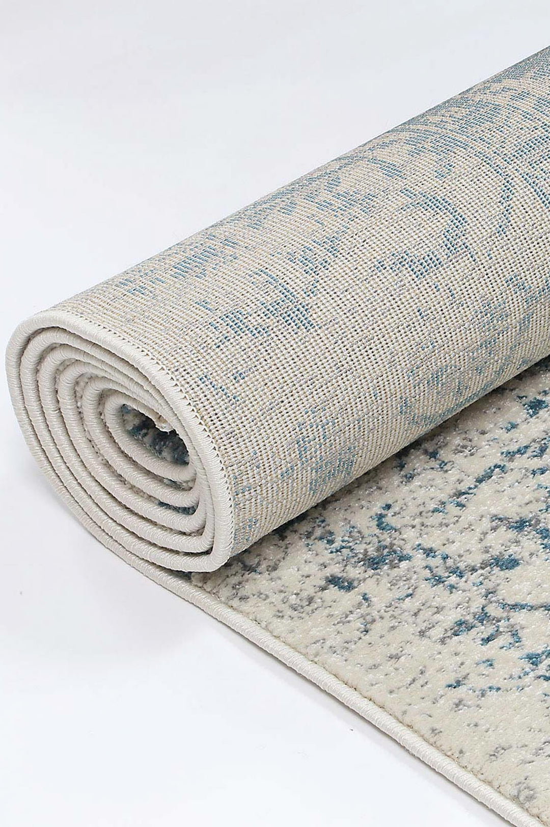 Delicate Audrey Ivory & Blue Rug - DEL19