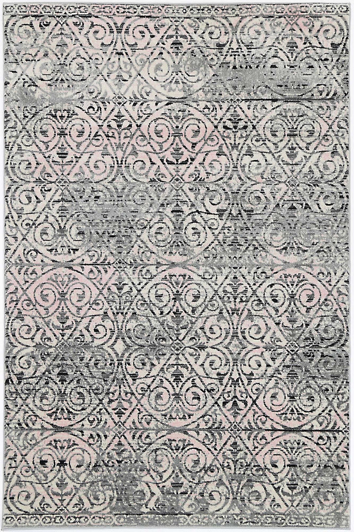 Delicate Katherine Pink & Ash Rug -  DEL22