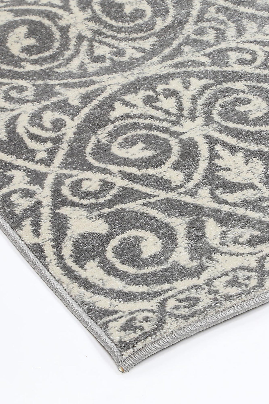 Delicate Katherine Grey & Ivory Rug -  DEL23