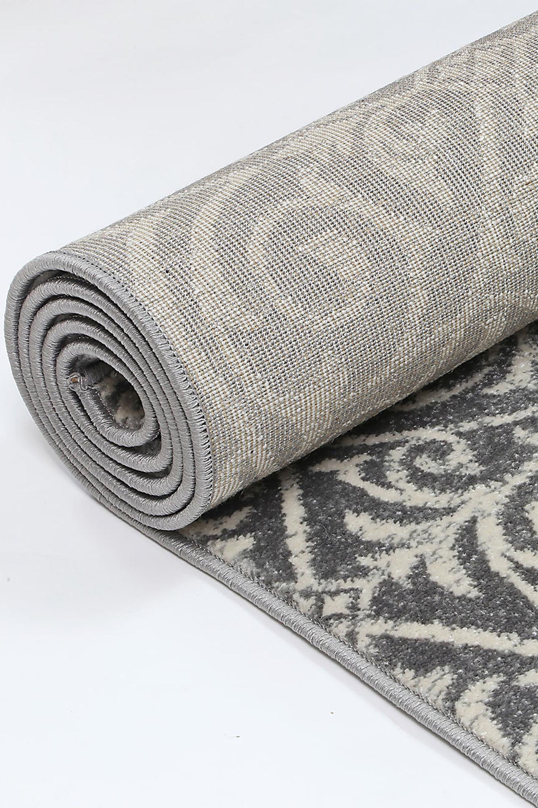 Delicate Katherine Grey & Ivory Rug -  DEL23