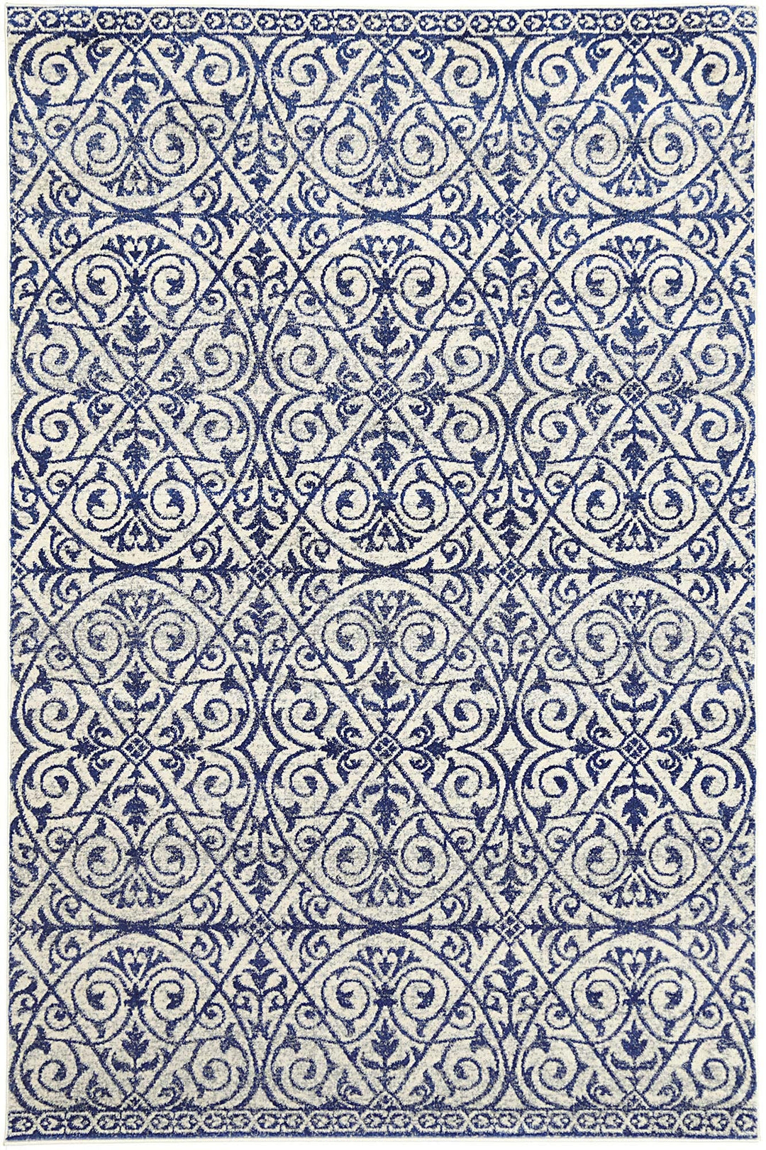 Delicate Katherine Blue & Ivory Rug -  DEL24