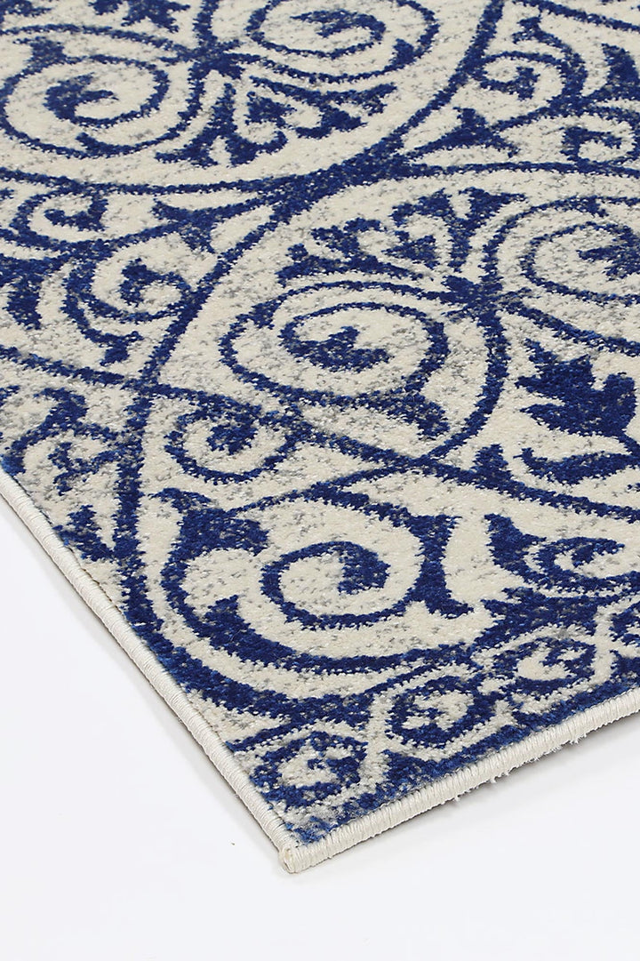 Delicate Katherine Blue & Ivory Rug -  DEL24