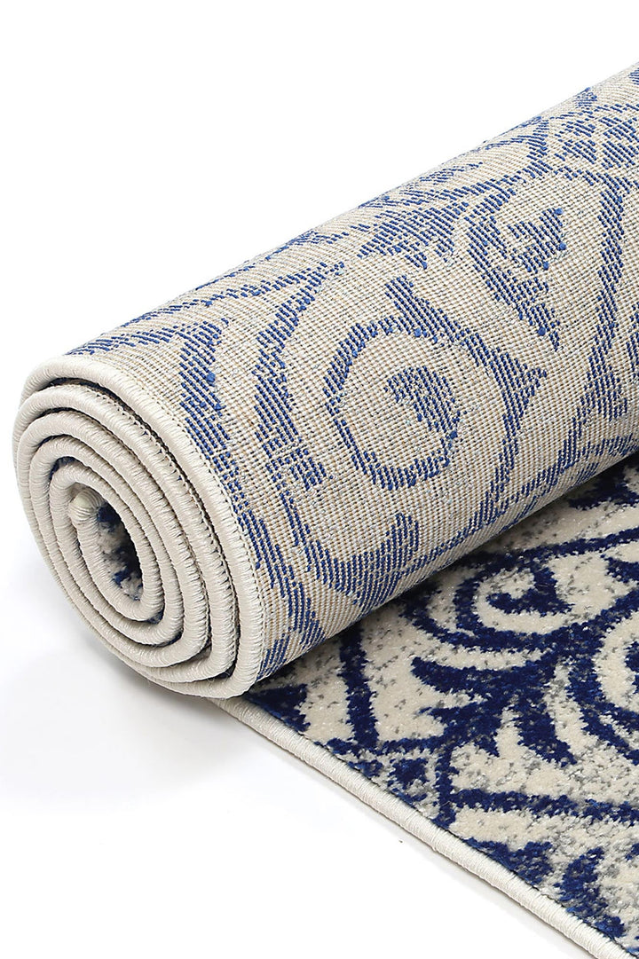 Delicate Katherine Blue & Ivory Rug -  DEL24