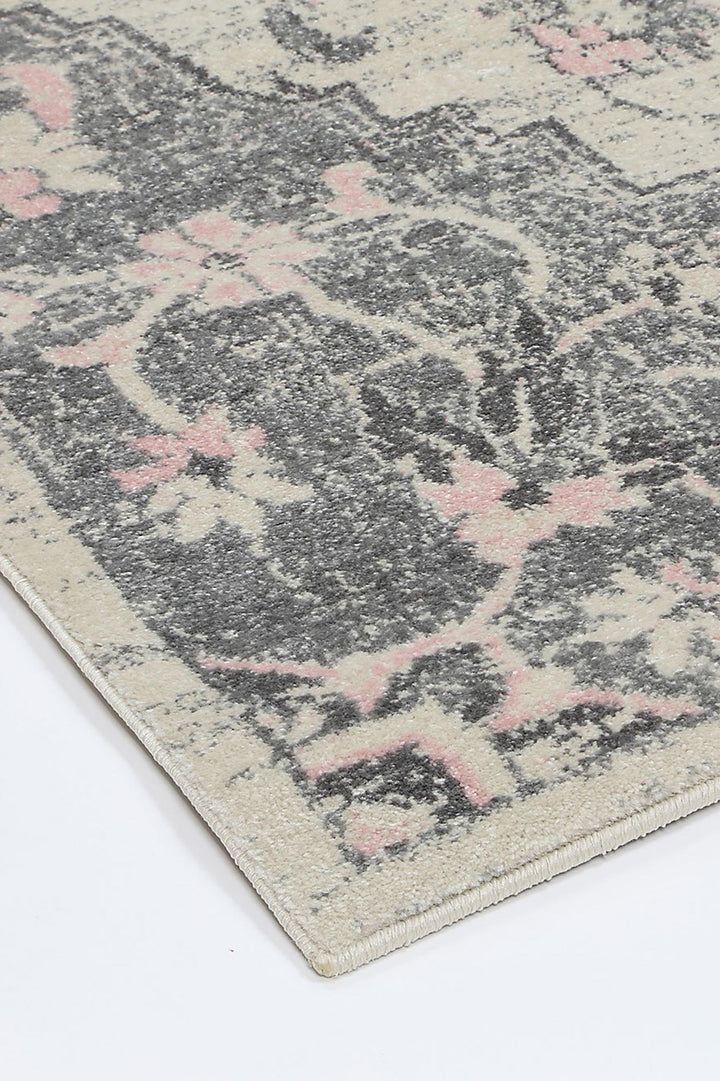 Delicate Madeleine Grey & Ivory Rug -  DEL25
