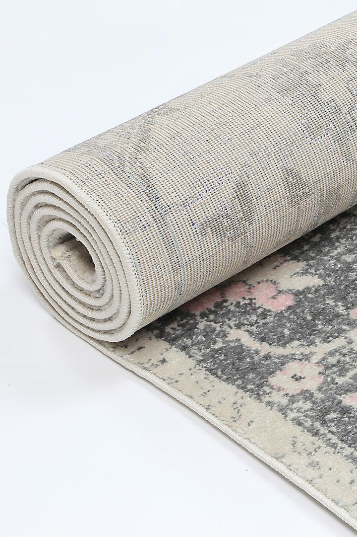 Delicate Madeleine Grey & Ivory Rug -  DEL25
