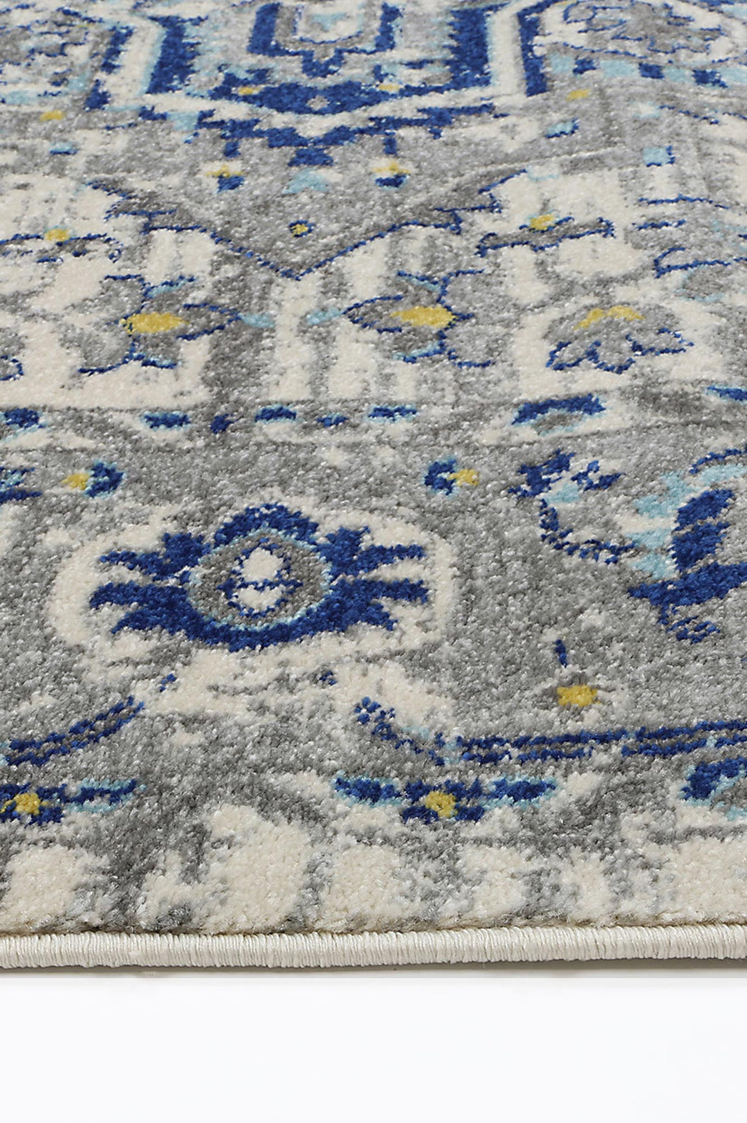 Delicate Montana Ivory & Blue Rug -  DEL26
