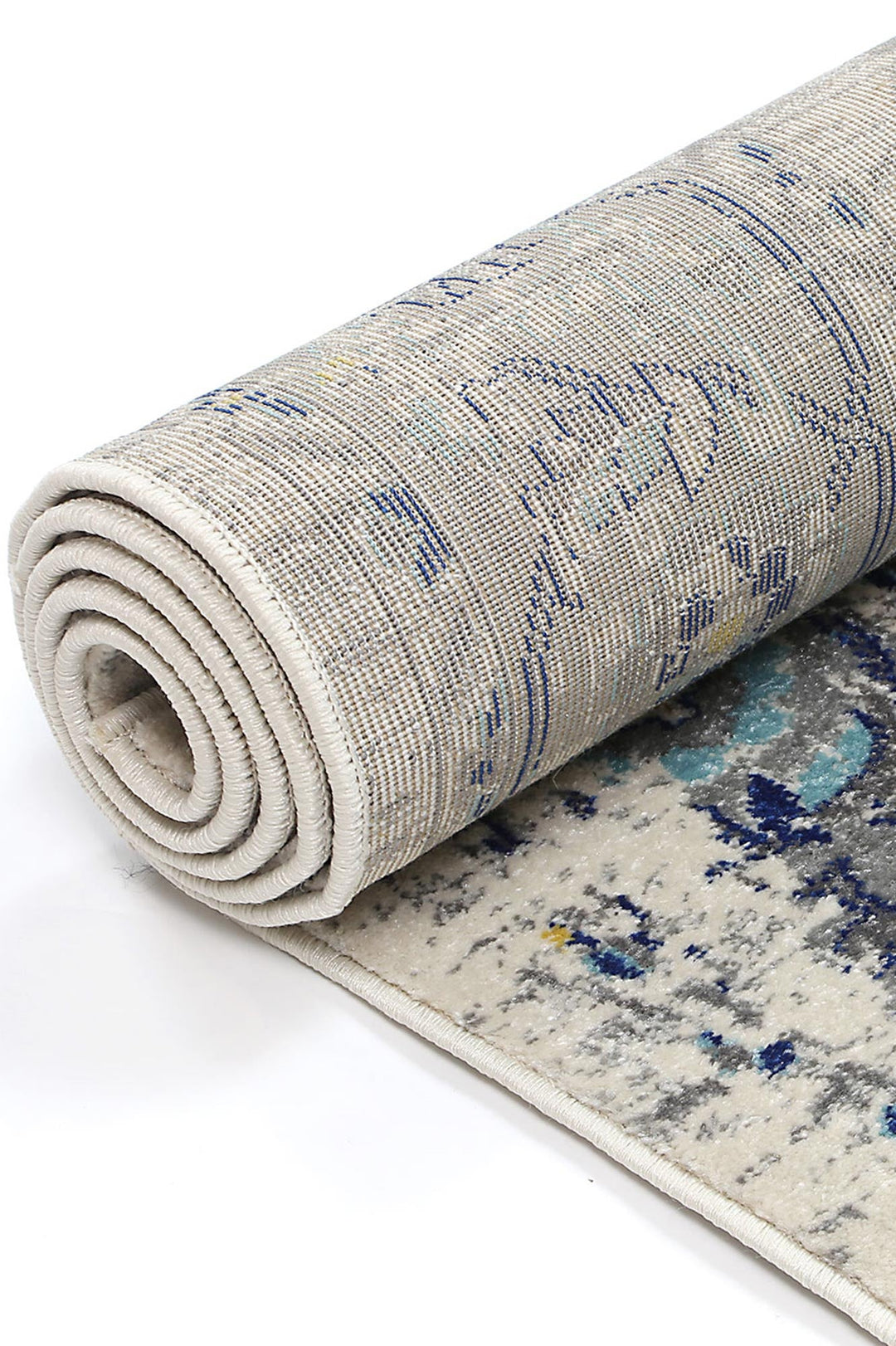 Delicate Montana Ivory & Blue Rug -  DEL26