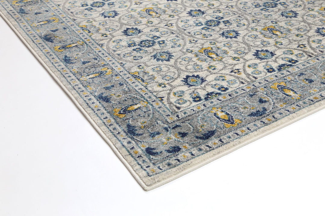 Delicate Rustic Blue Rug - DELI03