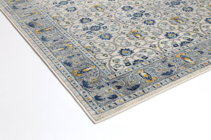 Delicate Rustic Blue Rug - DELI03