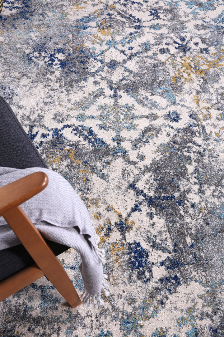 Delicate Vintage Blue Rug - DELI04