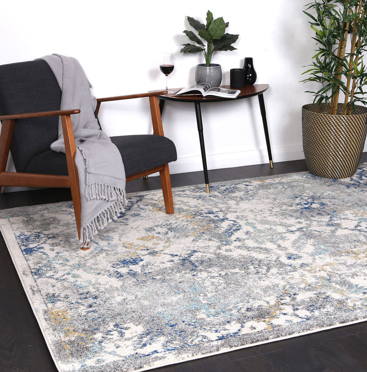 Delicate Vintage Blue Rug - DELI04