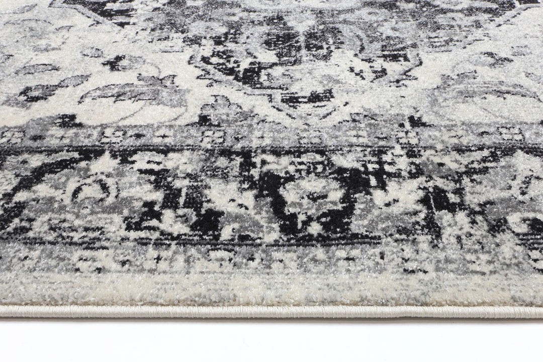 Delicate Abundance Grey Rug - DELI10