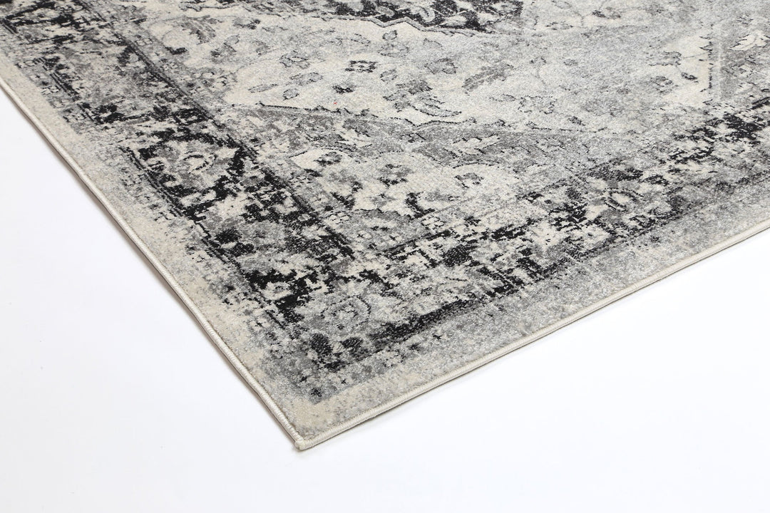 Delicate Abundance Grey Rug - DELI10