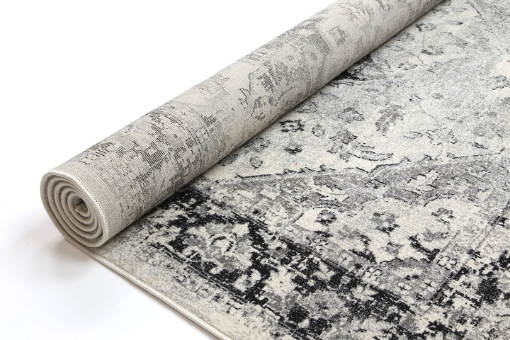 Delicate Abundance Grey Rug - DELI10