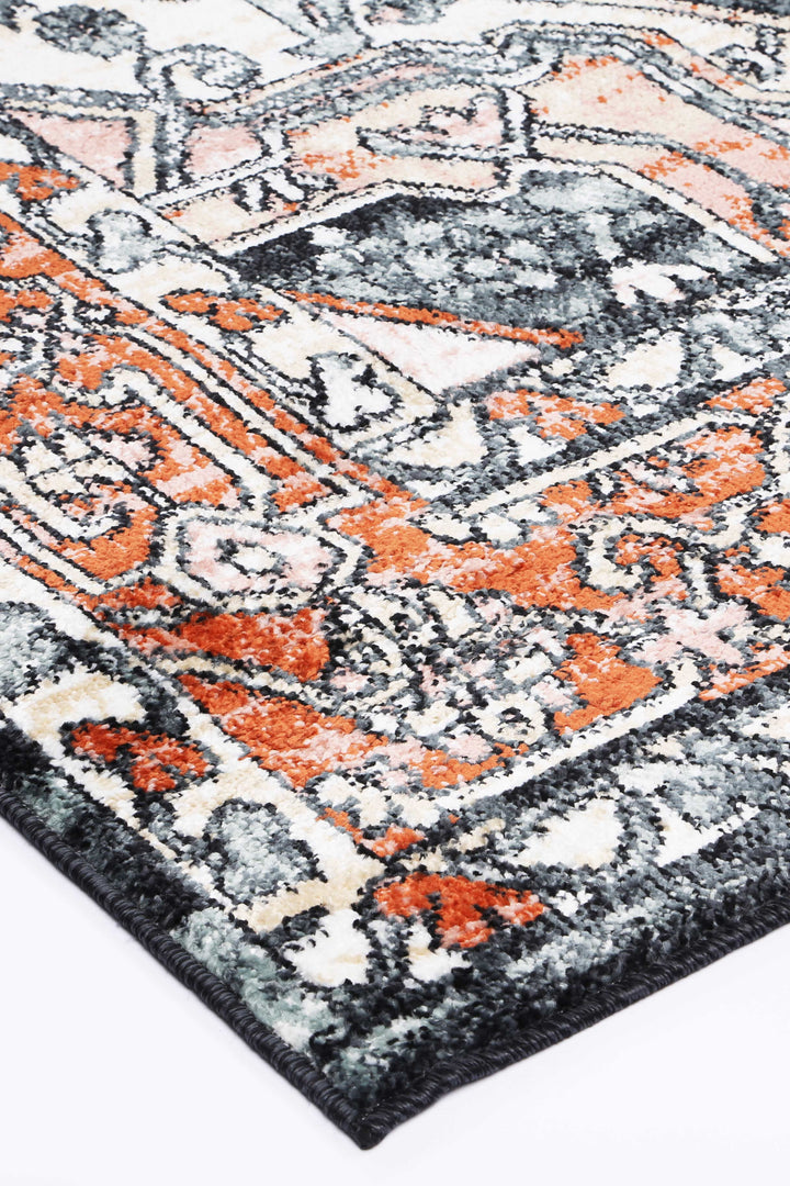 Estate Leoplda Traditional Black Rug - 01BLAC