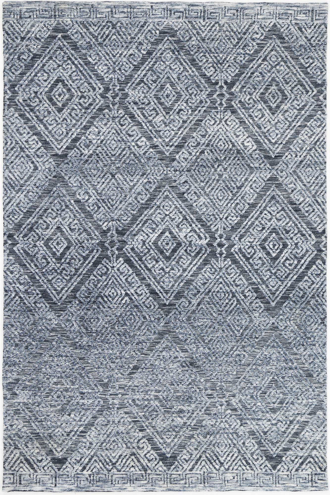 Amritsar Glenfalls Denim Tribal Rug - GLENDENI