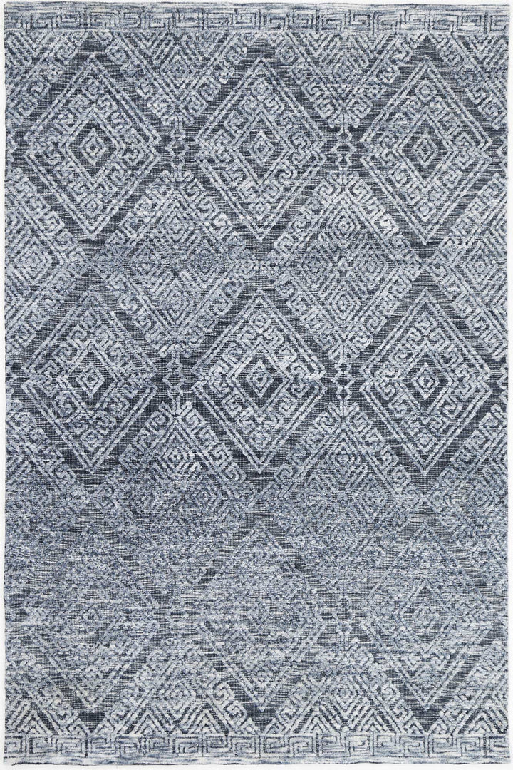 Amritsar Glenfalls Denim Tribal Rug - GLENDENI