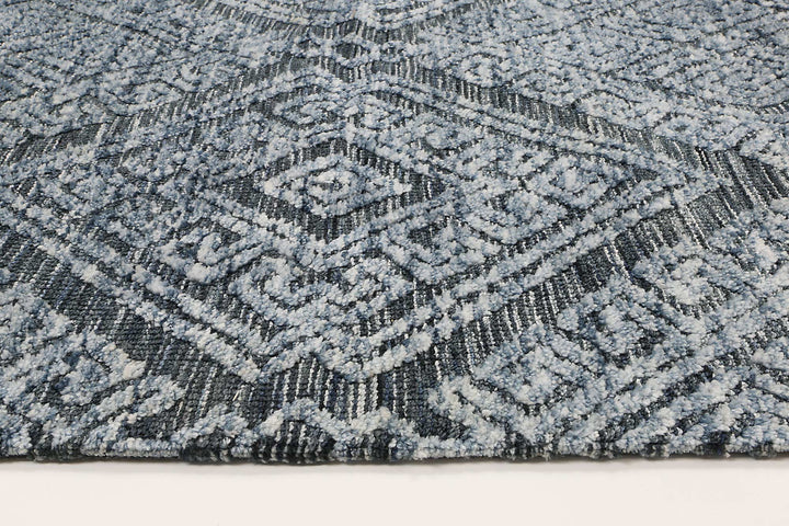 Amritsar Glenfalls Denim Tribal Rug - GLENDENI