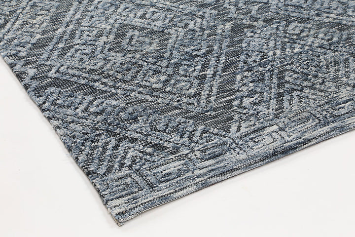 Amritsar Glenfalls Denim Tribal Rug - GLENDENI