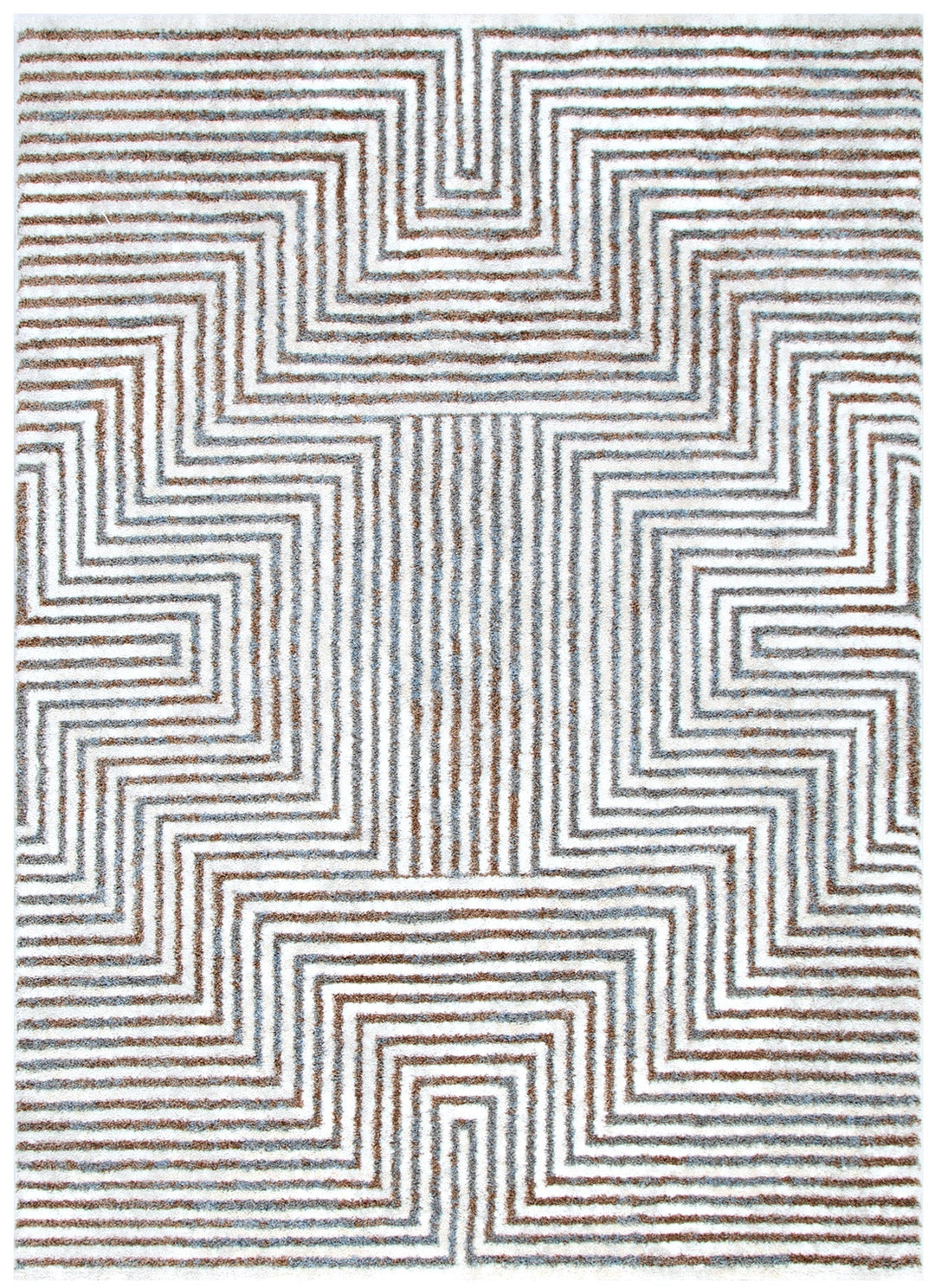 Grace Line Rug Grace Geometric Polyester Rug - GRAC01 – Brand Ventures Pty Ltd