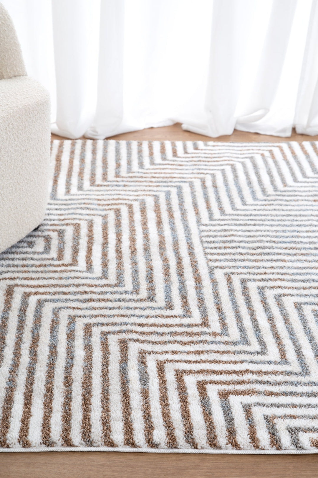 Grace Geometric Polyester Rug - GRAC01