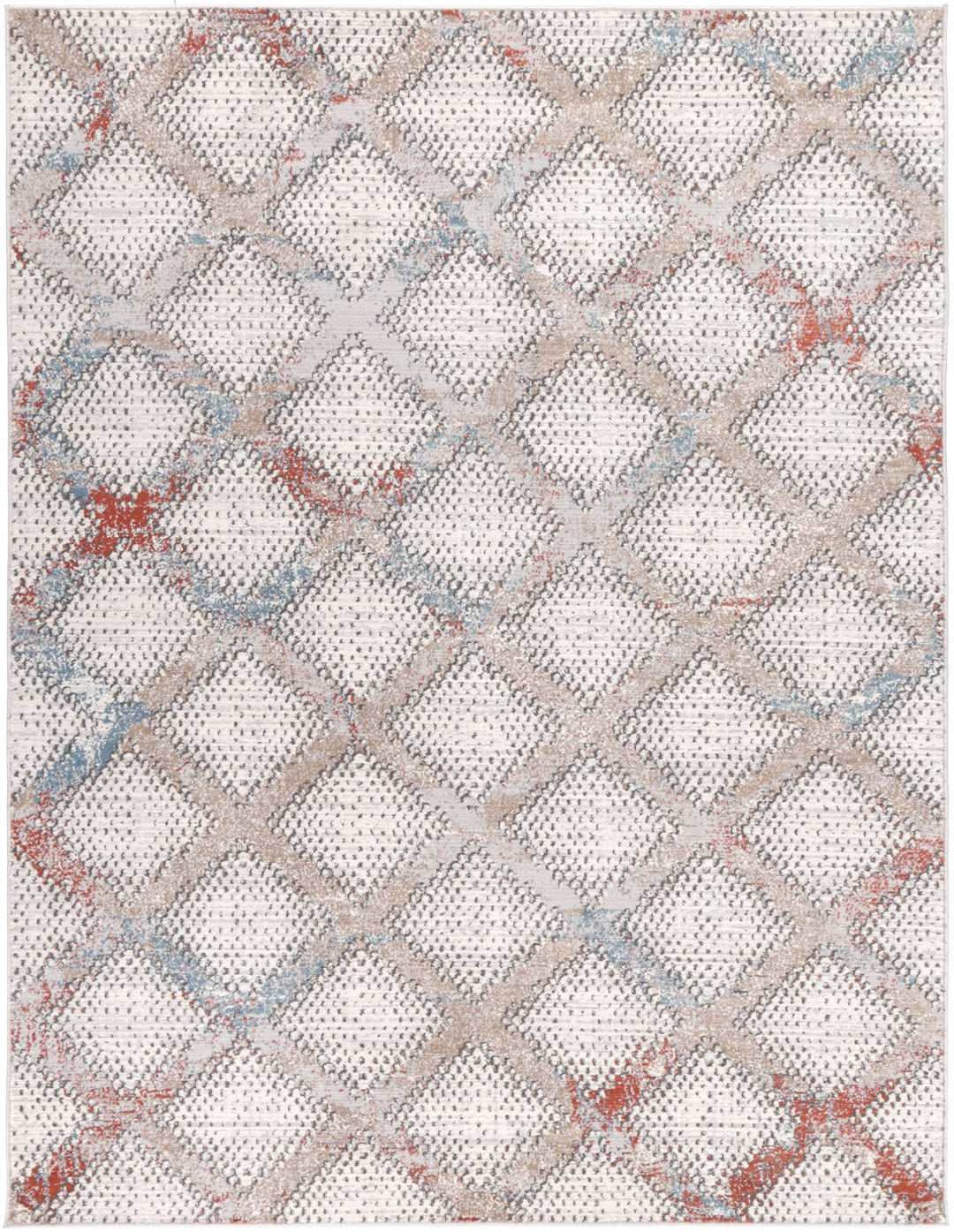 Havana Corralillo Contemporary Cream & Gold Rug -06