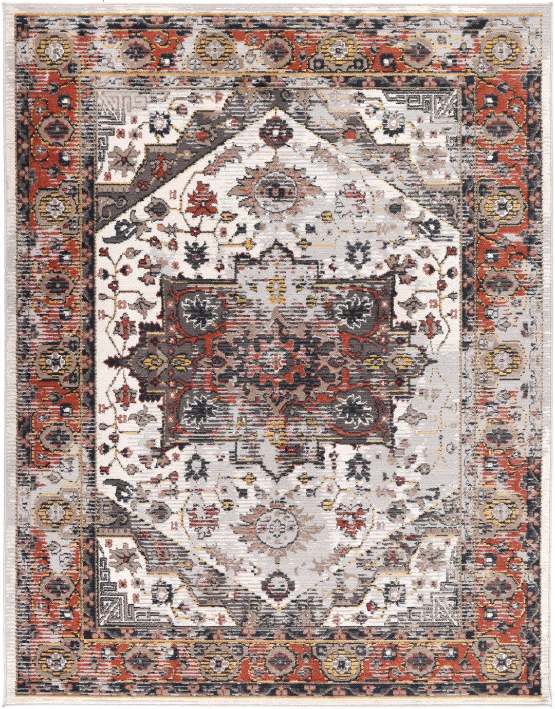 Havana Nazareno Transitional Grey & Beige Rug -09