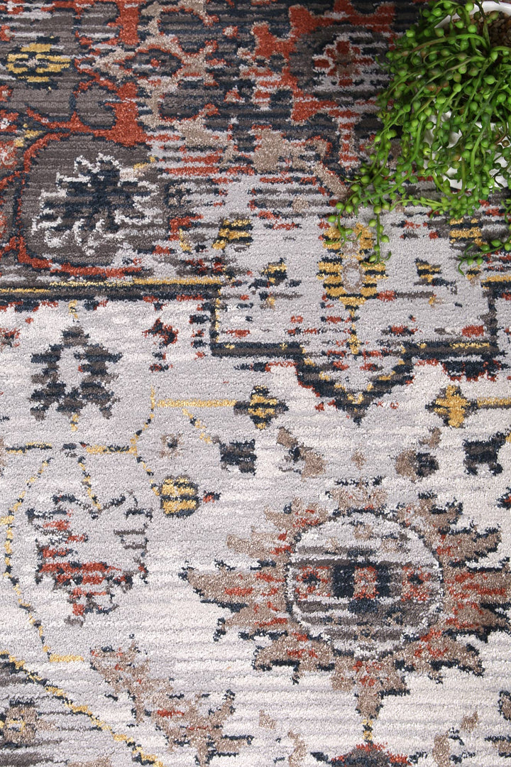 Havana Nazareno Transitional Grey & Beige Rug -09