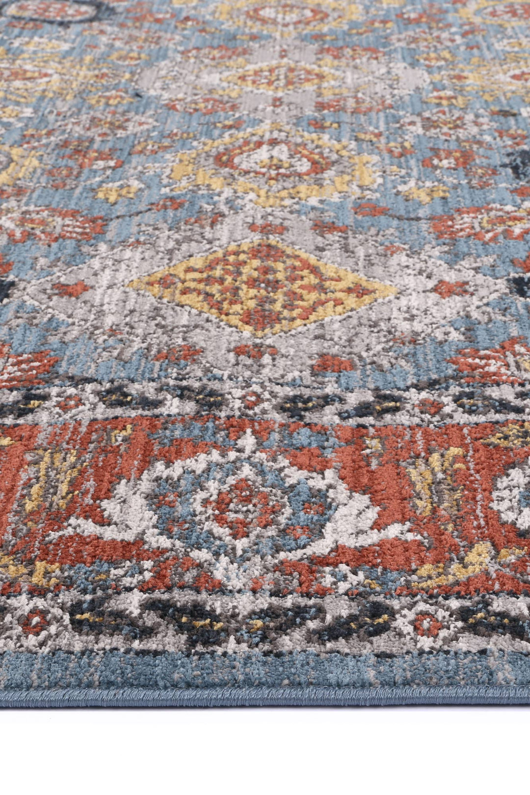 Havana Papian Transitional Charcoal & Blue Rug -11