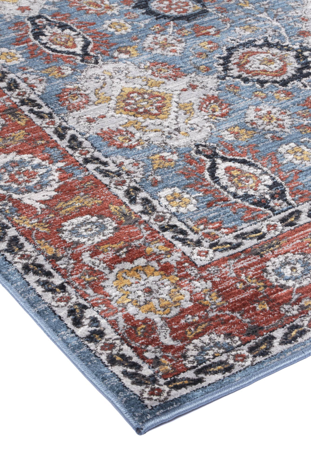 Havana Papian Transitional Charcoal & Blue Rug -11