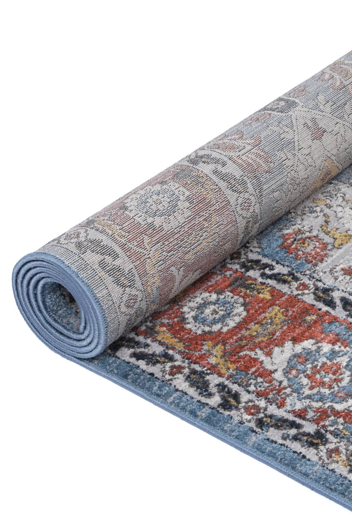 Havana Papian Transitional Charcoal & Blue Rug -11