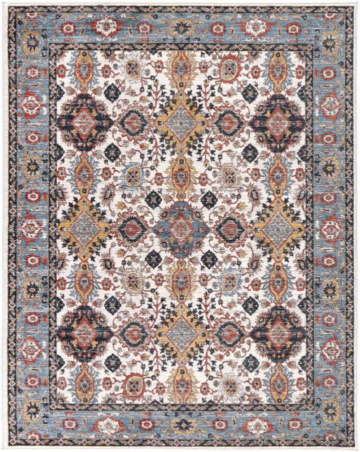 Havana Camacho Transitional Cream & Grey Rug -12