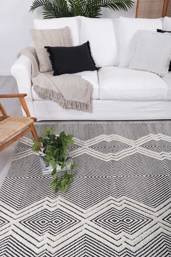 Himalaya Saw Ivory Wool  Rug -   100IVORY