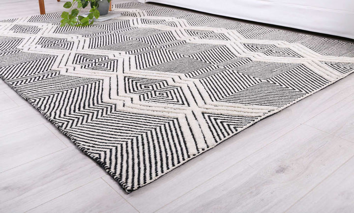 Himalaya Saw Ivory Wool  Rug -   100IVORY