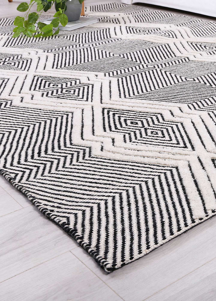 Himalaya Saw Ivory Wool  Rug -   100IVORY