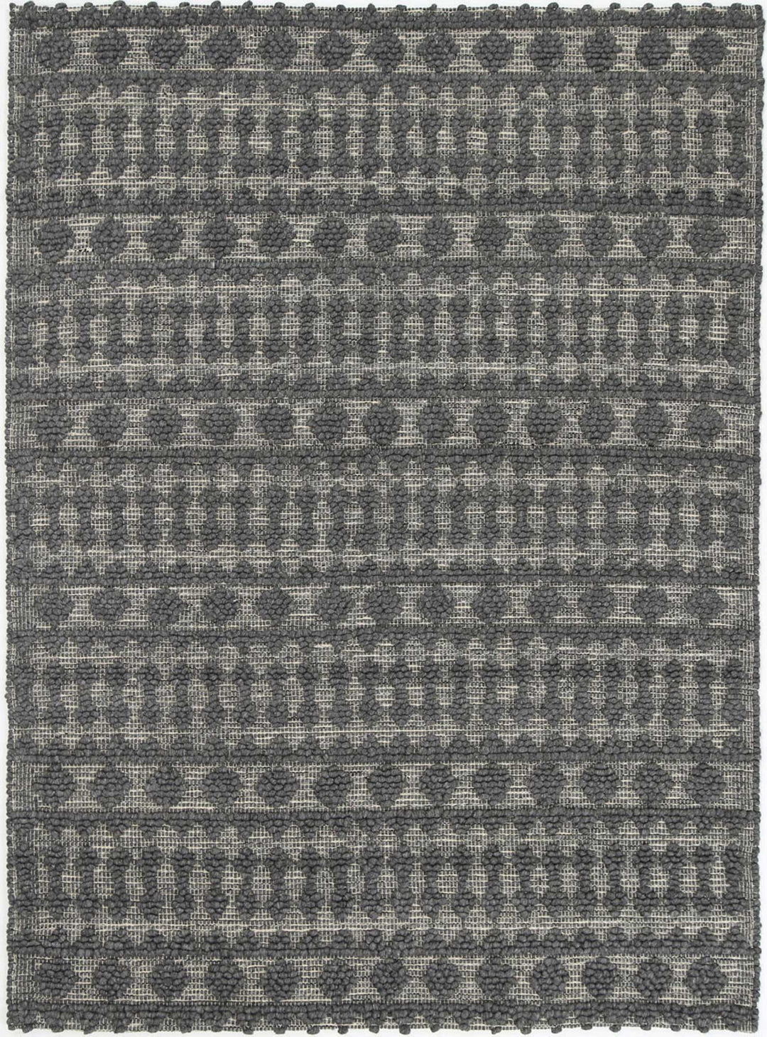Himalaya Fine Tribal Grey Wool Rug - 900 GREY