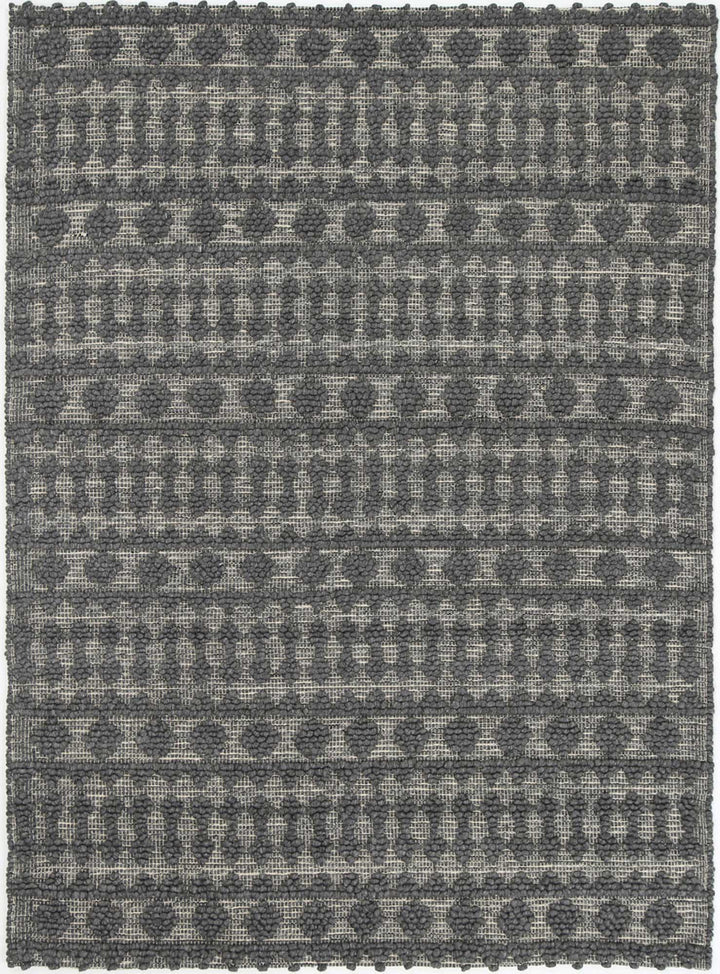 Himalaya Fine Tribal Grey Wool Rug - 900 GREY