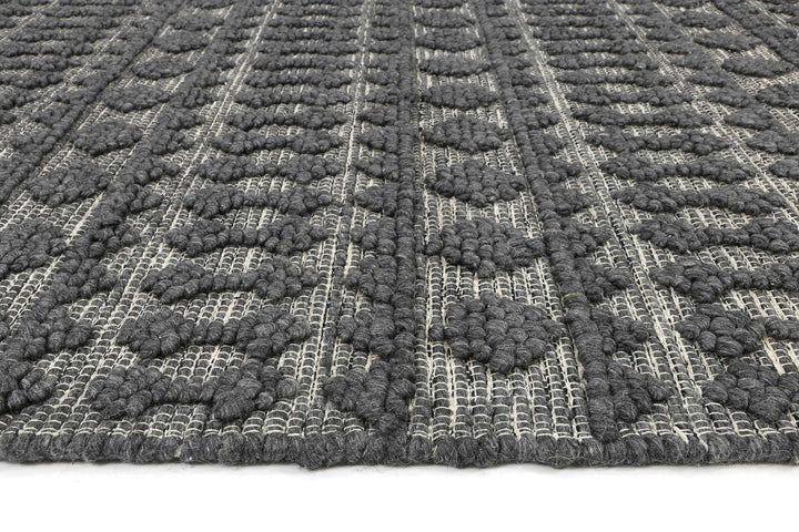 Himalaya Fine Tribal Grey Wool Rug - 900 GREY