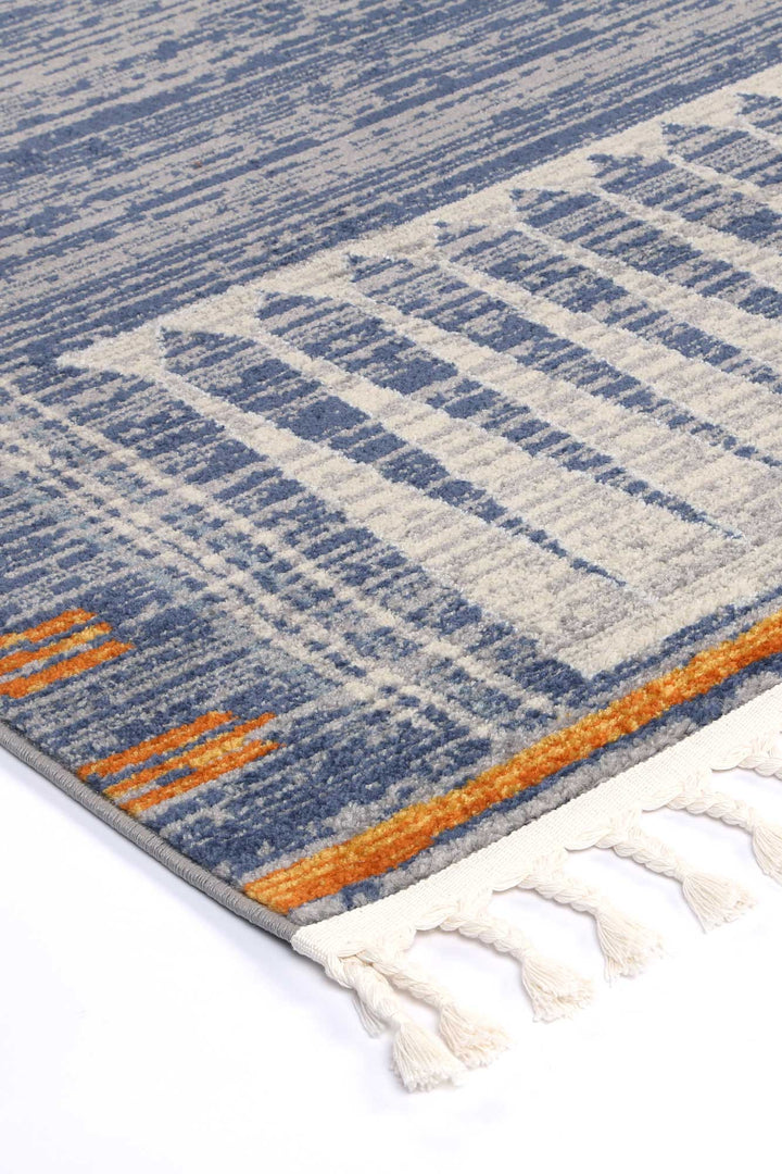 Inca Quito Blue Contemporary Rug - INCA02