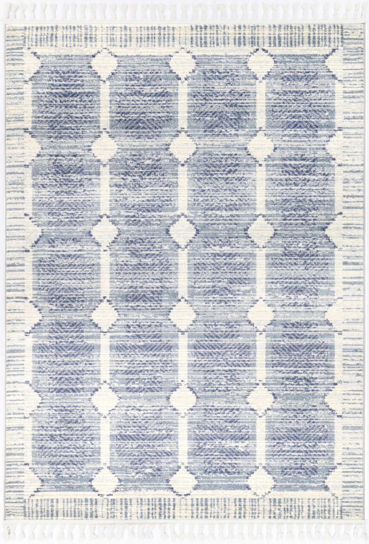 Inca Paria Blue Contemporary Rug - INCA06
