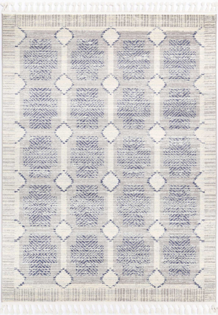 Inca Cuczo Blue Contemporary Rug - INCA07