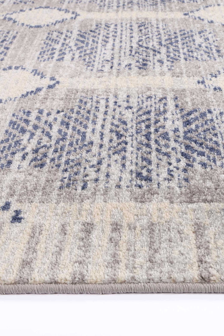 Inca Cuczo Blue Contemporary Rug - INCA07