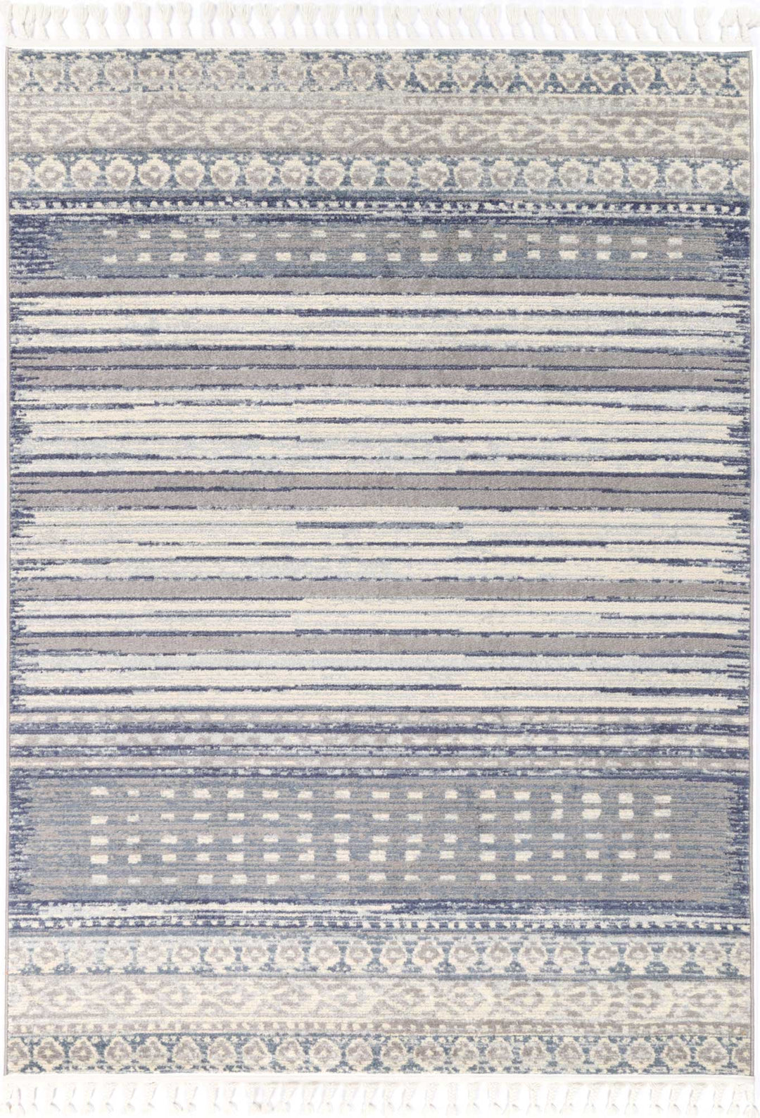 Inca Cajamarca Blue Contemporary Rug - INCA10