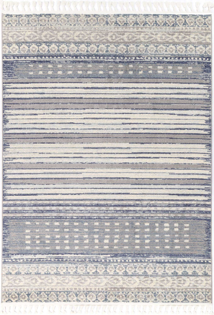 Inca Cajamarca Blue Contemporary Rug - INCA10