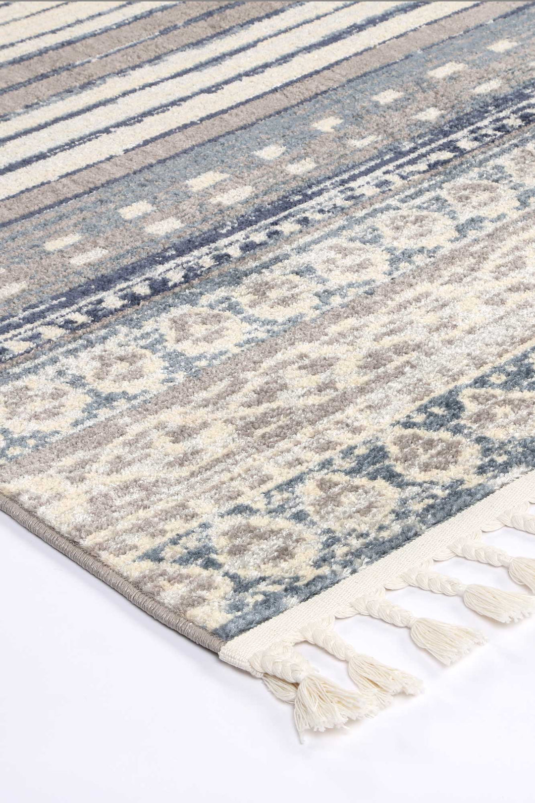 Inca Cajamarca Blue Contemporary Rug - INCA10