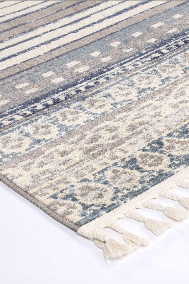 Inca Cajamarca Blue Contemporary Rug - INCA10