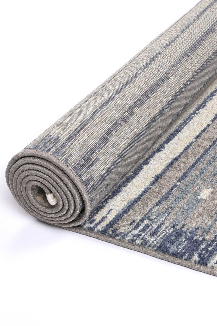 Inca Cajamarca Blue Contemporary Rug - INCA10